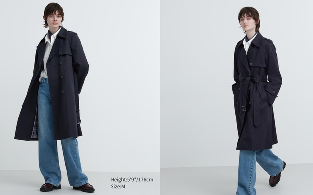 Xúng xính mùa lạnh với áo trench coat: 7 mẫu hàng tuyển giá từ 500.000đ, nàng diện lên sang chảnh hay ho hẳn ra - Ảnh 9.