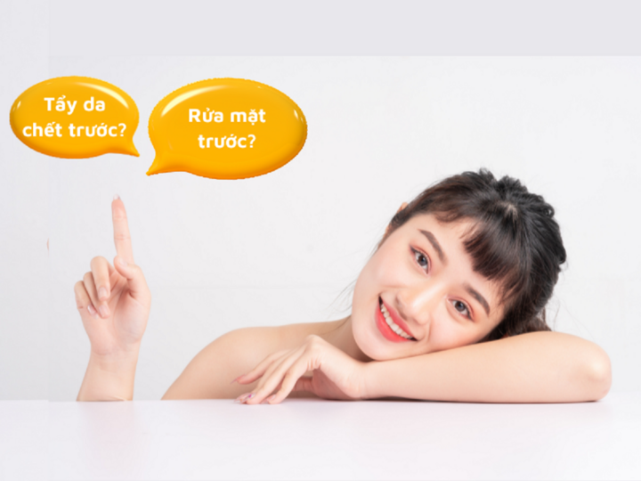 Nên tẩy da chết hay rửa mặt trước? - Ảnh 2.