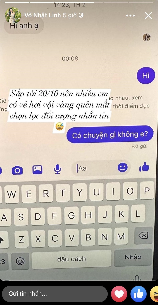 Lấy cầu thủ nổi tiếng, cô chủ khách sạn vừa khoe quà 20/10 vừa “dằn mặt” người lạ nhắn tin cho chồng: Cao tay! - Ảnh 2.