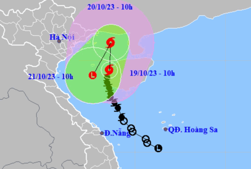 Chuyển hướng đột ngột, bão số 5 có đổ bộ vào đất liền? - Ảnh 1.