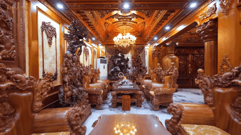 Mục sở thị độ xa hoa bên trong lâu đài trắng của vợ chồng đại gia ở Lương Sơn (Hoà Bình) - Ảnh 3.