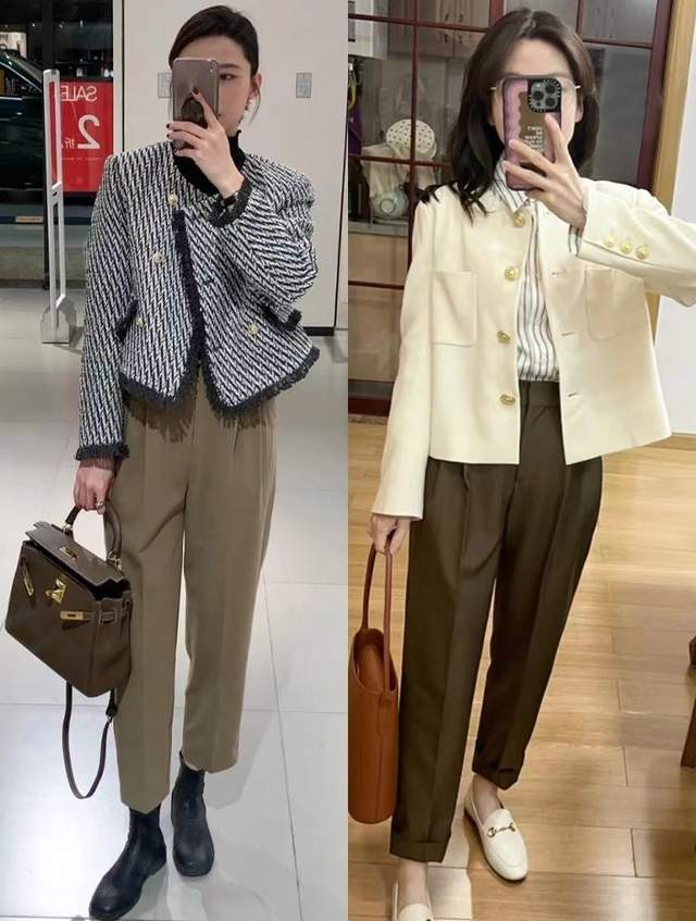 Áo khoác vải tweed và quần âu: Cứ chuyển mùa là phủ sóng style nàng công sở ngoài 30 - Ảnh 12.