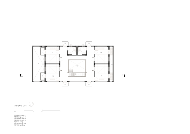 Độc đáo ngôi nhà sử dụng tường gạch rỗng để lấy ánh sáng và gió - Ảnh 18.