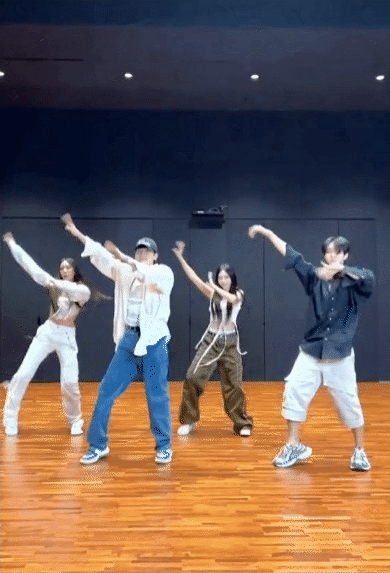 Trend nhảy vũ đạo NewJeans theo kiểu Jang Wonyoung trở thành meme quốc tế, dân mạng Hàn tranh cãi - Ảnh 5.