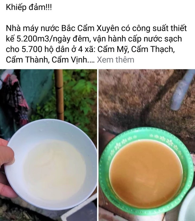 Sự cố đường ống, nước sạch bán cho dân thành nước bẩn - Ảnh 1.