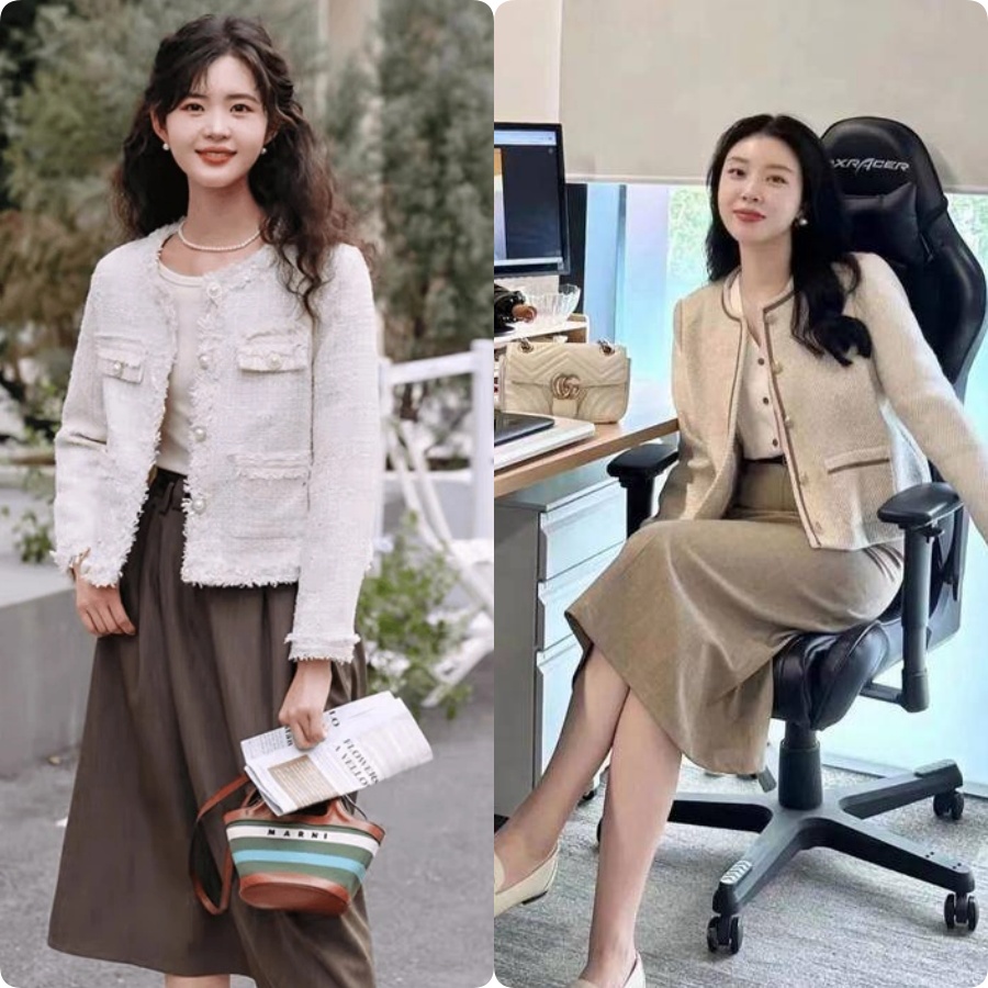 Diện áo vải tweed xinh như tiểu thư ngôn tình - Ảnh 10.