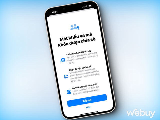 Với tính năng này trên iOS 17, việc chia sẻ mật khẩu trong gia đình đã trở nên đơn giản hơn - Ảnh 1.