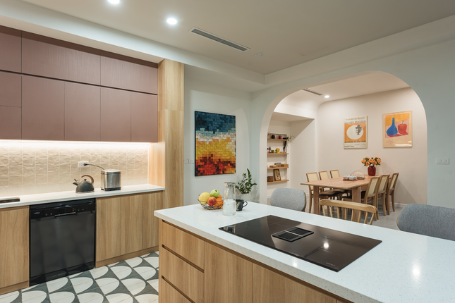 Cải tạo nh&agrave; ống th&agrave;nh nh&agrave; phố trồng c&uacute;c tần trước cổng d&agrave;nh cho 4 thế hệ - Ảnh 9.