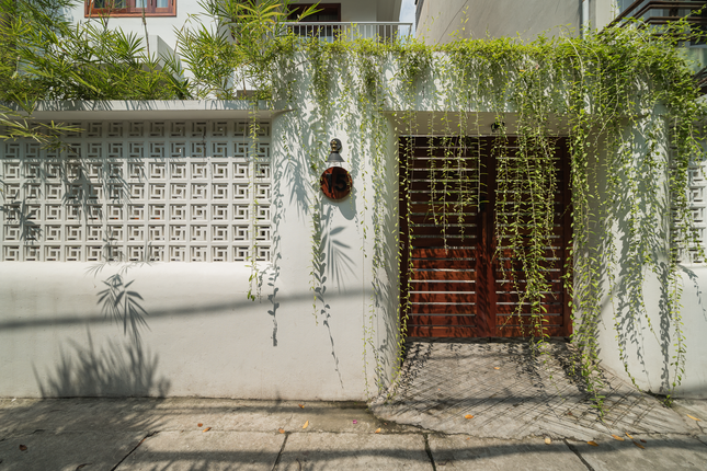 Cải tạo nh&agrave; ống th&agrave;nh nh&agrave; phố trồng c&uacute;c tần trước cổng d&agrave;nh cho 4 thế hệ - Ảnh 1.