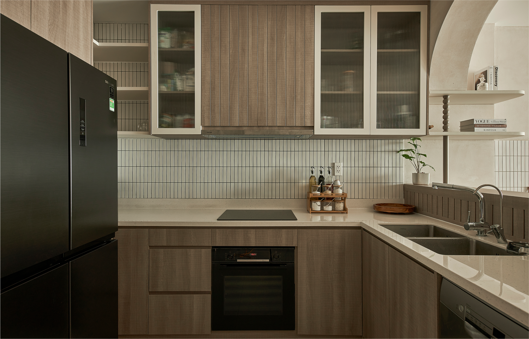 Chất mộc mạc của Wabi-Sabi giữa l&ograve;ng chung cư Th&agrave;nh Thị - Ảnh 4.