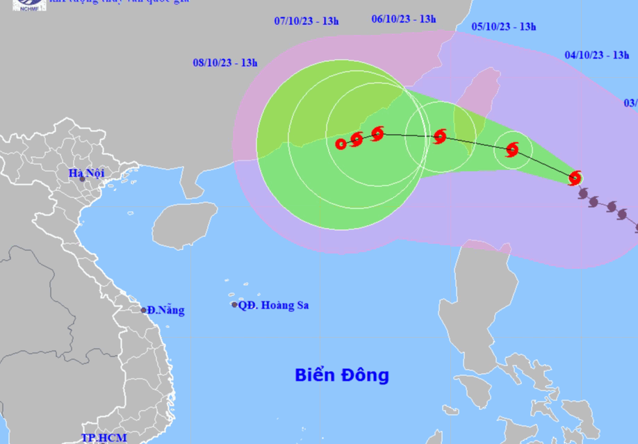 Khẩn trương ứng ph&oacute; b&atilde;o Koinu giật tr&ecirc;n cấp 17 đang hướng v&agrave;o Biển Đ&ocirc;ng - Ảnh 1.