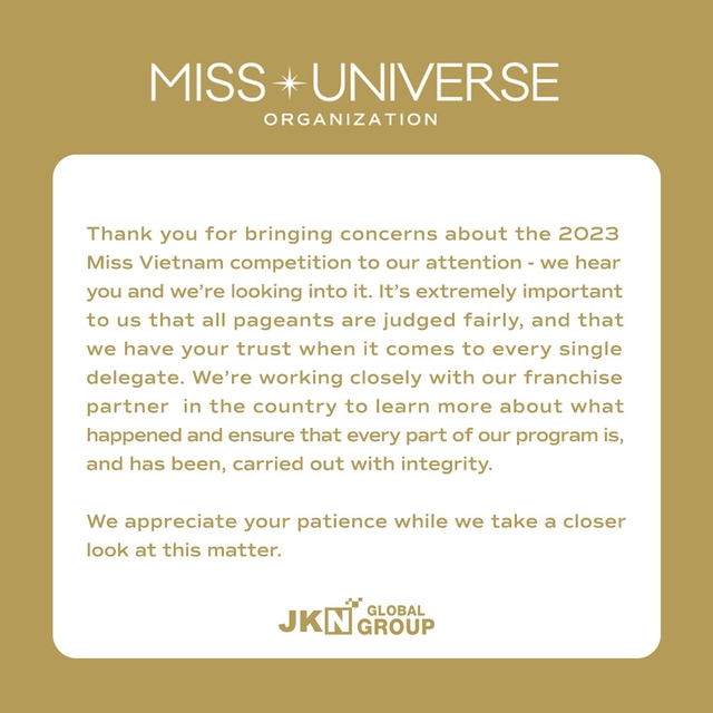 Tổ chức Miss Universe đang xem xét kết quả đăng quang của Bùi Quỳnh Hoa sau lùm xùm bị tố mua giải - Ảnh 2.