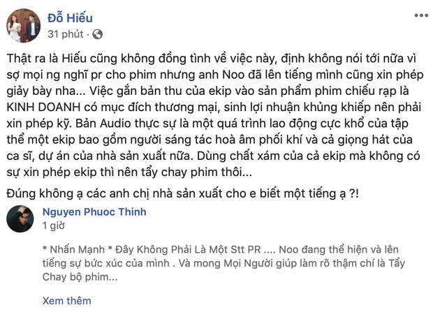 Chuyện gì đang xảy ra giữa Noo Phước Thịnh và NS Đỗ Hiếu? - Ảnh 6.