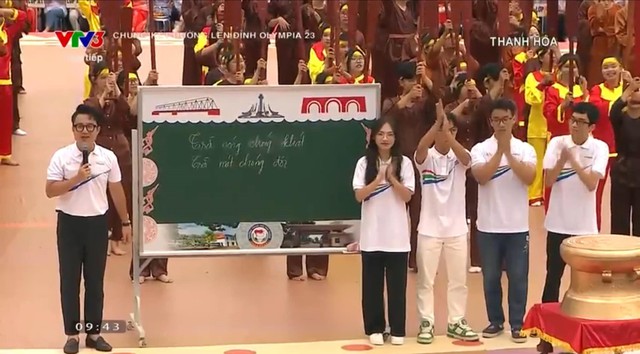 Chung kết Đường L&ecirc;n Đỉnh Olympia 2023 kh&eacute;p lại: Gay cấn đến ph&uacute;t cuối c&ugrave;ng, m&agrave;n lội ngược d&ograve;ng của nam sinh Thanh H&oacute;a! - Ảnh 24.
