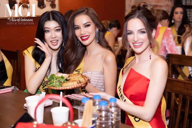 Lê Hoàng Phương liên tục ghi điểm tại Miss Grand International, có loạt hành động chu đáo với các thí sinh nước bạn - Ảnh 8.