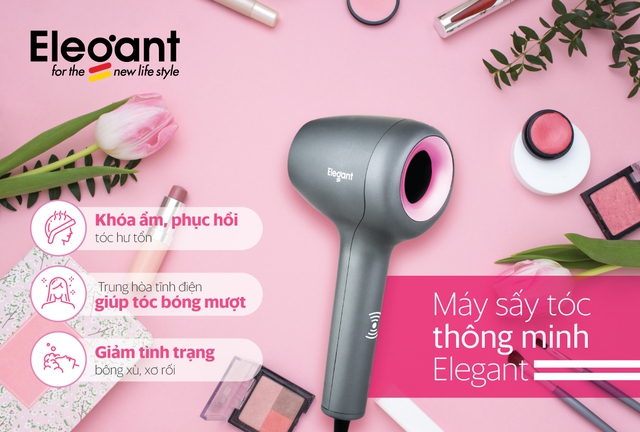 Dùng thử máy sấy tóc Elegant: Từng nghĩ máy sấy chỉ để làm khô, giờ mới biết còn chống luôn xơ rối, làm bóng tóc cực đỉnh! - Ảnh 3.