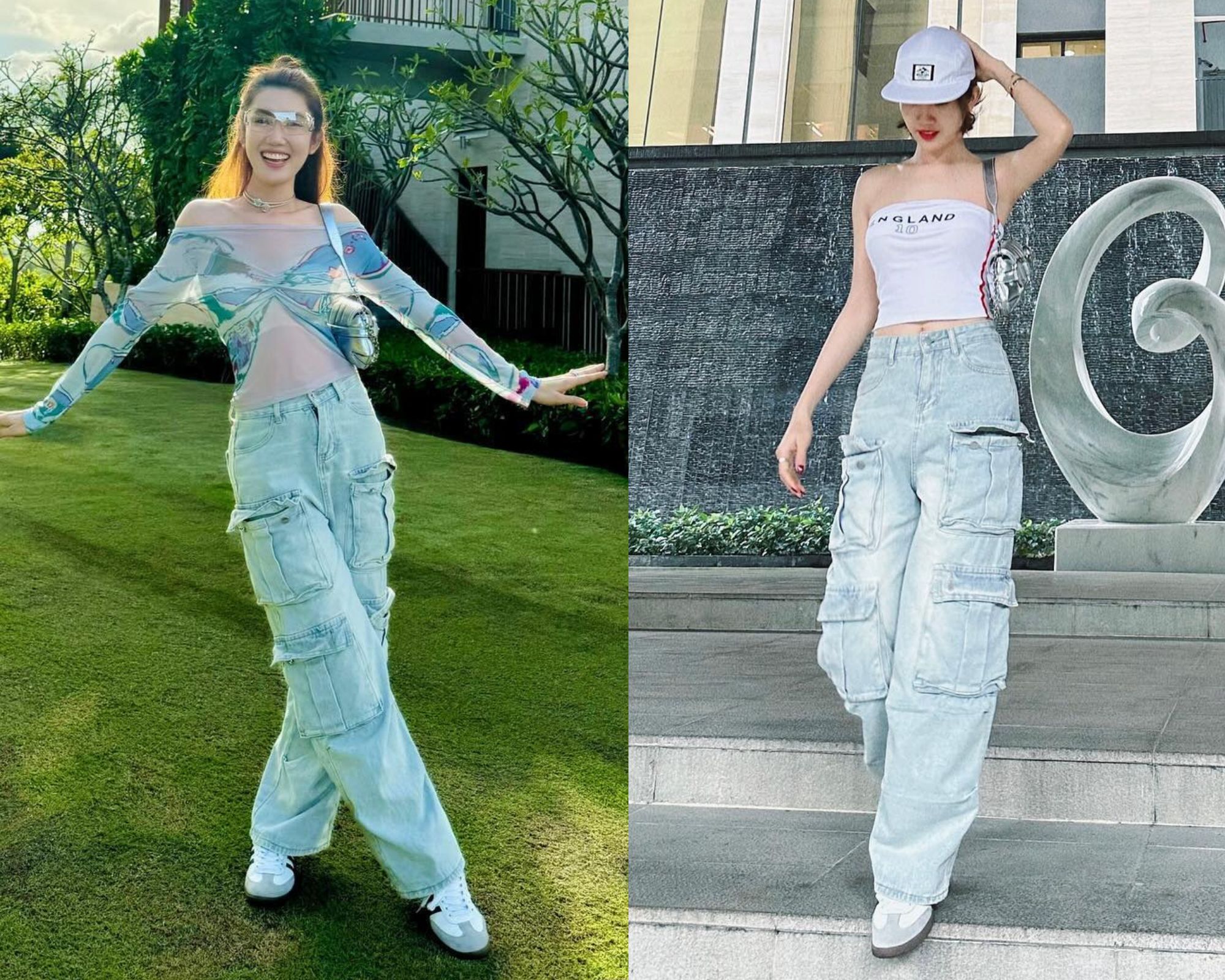 Thời trang của Thúy Ngân ở tuổi 32: Trẻ trung như nàng đôi mươi, tôn dáng hiệu quả - Ảnh 2.