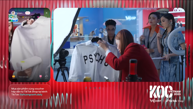 Những kiểu livestream c&oacute; 1 kh&ocirc;ng 2 trong tập 2 KOC VIETNAM 2023: Người tự tin h&ograve; h&eacute;t, người mời hẳn master v&agrave;o c&acirc;u view - Ảnh 3.