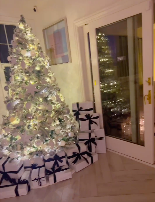 Phạm Hương flex biệt thự l&ecirc;n đ&egrave;n đ&oacute;n Noel: B&agrave;y tr&iacute; 6 c&acirc;y th&ocirc;ng, nh&igrave;n to&agrave;n cảnh ph&ograve;ng kh&aacute;ch biết gi&agrave;u cỡ n&agrave;o - Ảnh 4.