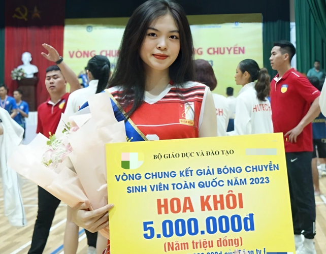 Vẻ đẹp trong veo của hoa khôi bóng chuyền sinh viên Việt Nam - Ảnh 1.