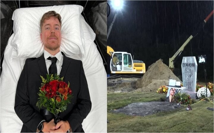 Sau thử thách chôn sống 7 ngày, YouTuber bật khóc khi bước ra khỏi quan tài