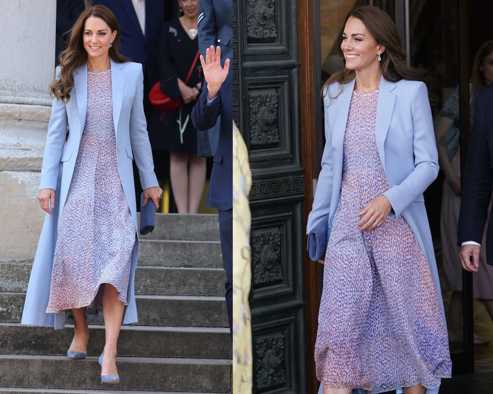 Vương phi Kate Middleton chính là sách mẫu diện trang phục màu sắc sang trọng, tinh tế - Ảnh 6.