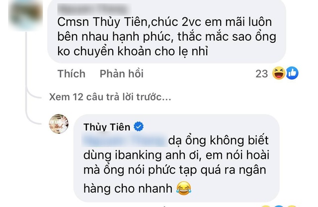 Rộ tin Công Vinh đánh lừa vụ uỷ nhiệm chi chuyển nóng 2 tỷ, Thuỷ Tiên tiết lộ lý do chồng không chuyển khoản online - Ảnh 4.