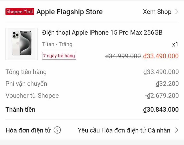 Đây là mức giá rẻ kỷ lục của iPhone 15 Pro Max tại Việt Nam: Rẻ hơn cả các loại rẻ - Ảnh 3.