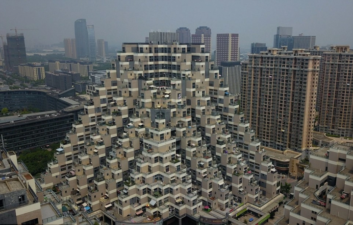Chung cư hình kim tự tháp độc đáo ở Trung Quốc