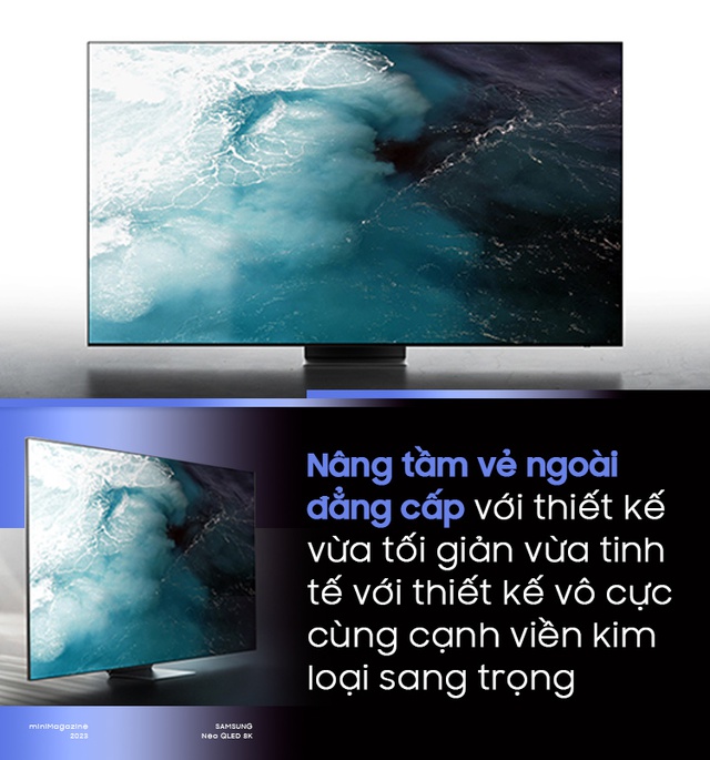 Tuyệt tác TV 98 inch Neo QLED 8K: mẫu TV đại diện cho gu giải trí thời thượng của giới mộ điệu - Ảnh 3.