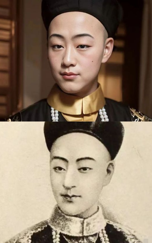 AI hồi sinh chân dung các Hoàng đế nhà Thanh: Càn Long trẻ trung hoạt bát, bất ngờ nhất là nhan sắc của Quang Tự - Ảnh 5.