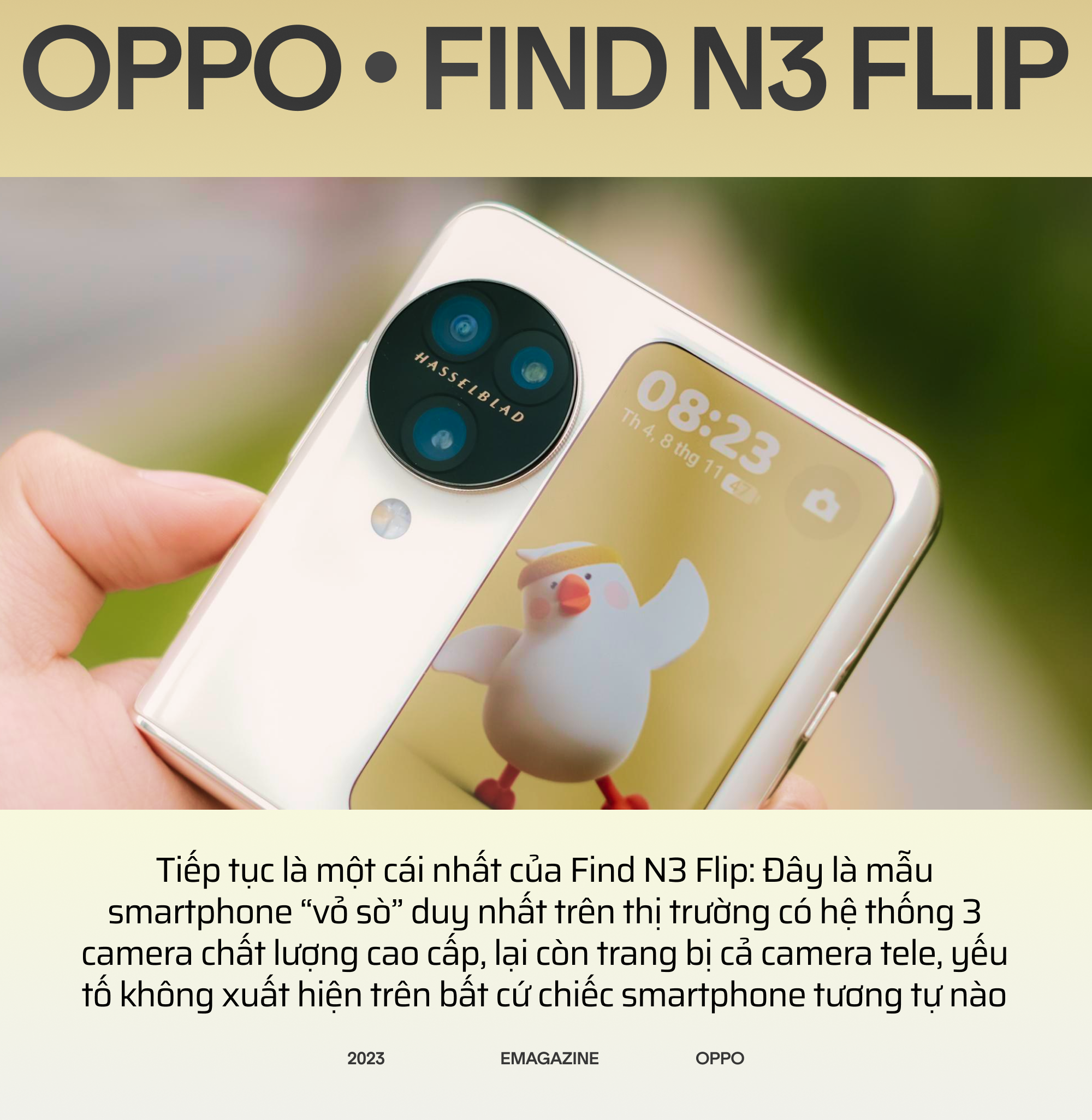 OPPO Find N3 Flip và hành trình đi tìm chiếc smartphone gập toàn diện - Ảnh 17.