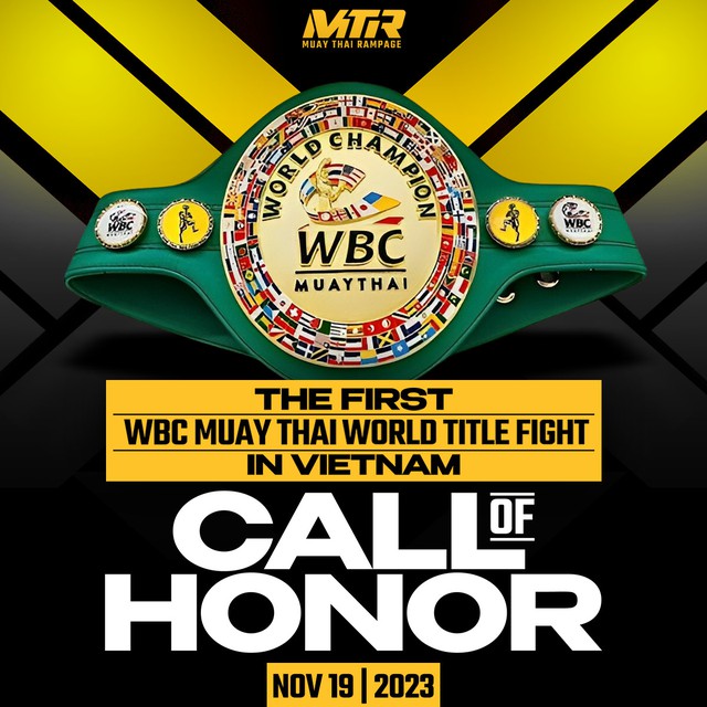 Đai vô địch WBC Muay Thai thế giới lần đầu được tranh tài tại Việt Nam - Ảnh 1.