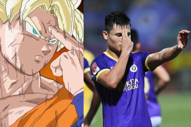 M&atilde;nh hổ mới của ĐT Việt Nam ăn mừng như Son Goku khi lập c&ocirc;ng - Ảnh 3.