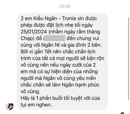 Một cặp đôi Vbiz lộ thiệp cưới: Nam ca sĩ sắp kết hôn bạn gái Hoa hậu trước Tết 2024! - Ảnh 3.