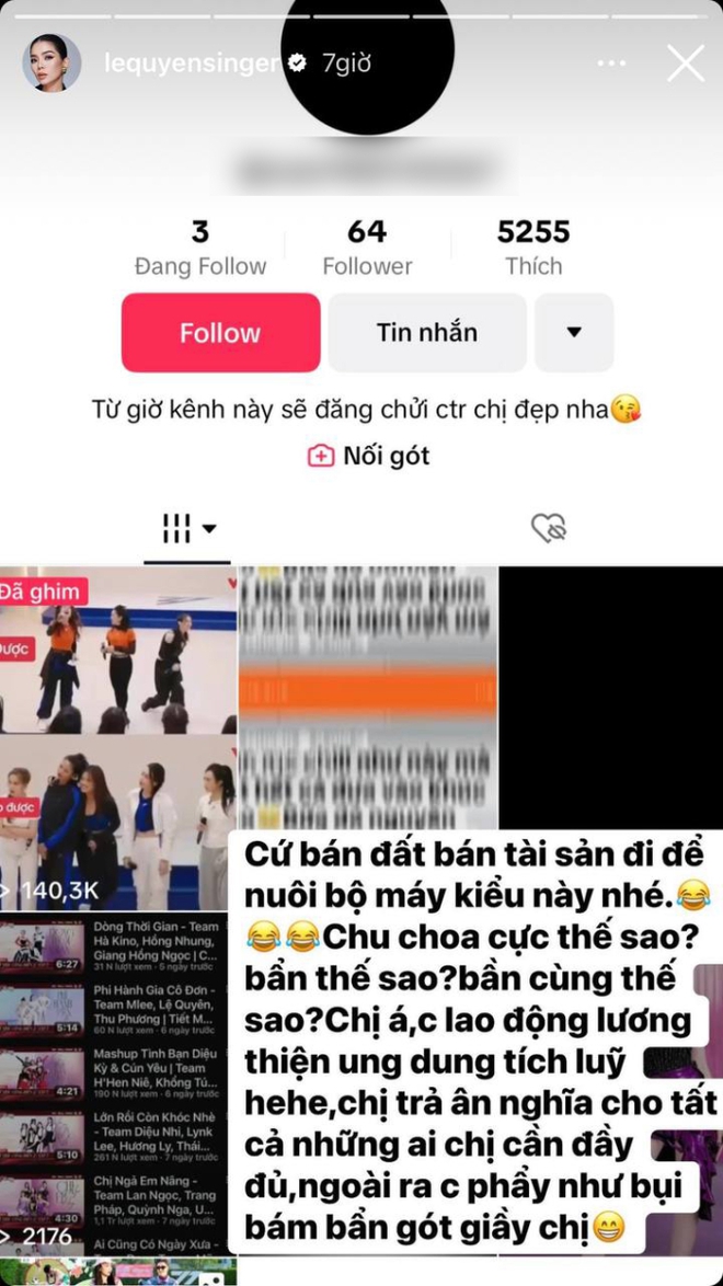 Lệ Quy&ecirc;n đăng loạt story &aacute;m chỉ ai đ&oacute; mua b&agrave;i hạ bệ m&igrave;nh nhưng lại viết sai ch&iacute;nh tả? - Ảnh 5.