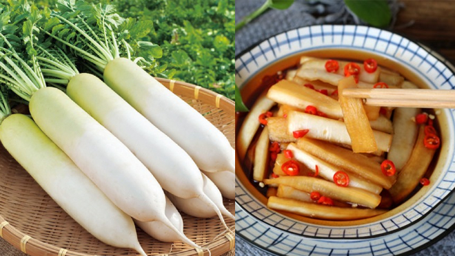 Ai ăn củ cải trắng cũng vứt bỏ phần này mà không biết là kho canxi chống loãng xương, tăng collagen - Ảnh 1.