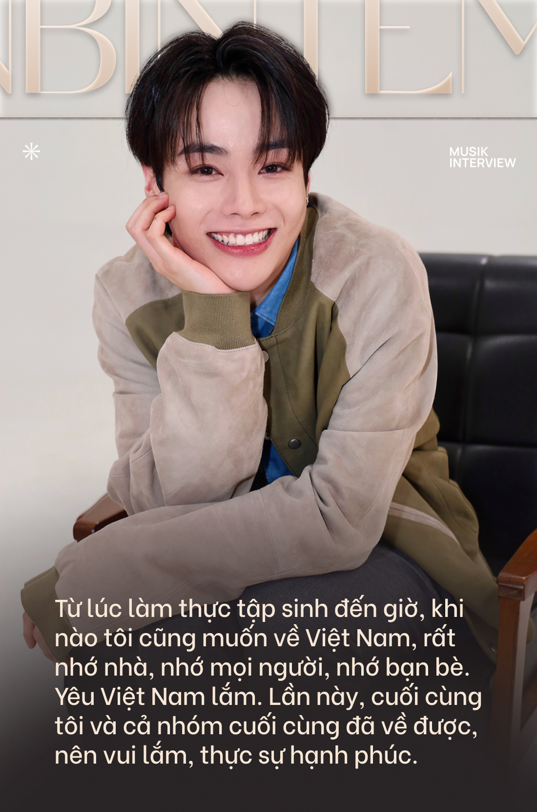 Gặp gỡ idol người Việt Hanbin (TEMPEST)