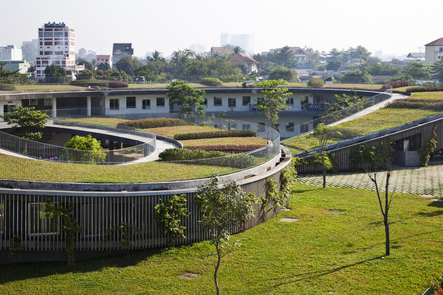 Đã mắt với những trường mầm non có thiết kế XINH ƠI LÀ XINH ở Việt Nam: Nhìn đã muốn gửi con vào học - Ảnh 12.