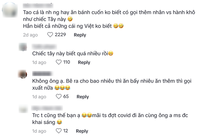 Anh Tây đi ăn bánh cuốn sành hơn cả người Việt, cách gọi món khiến nhiều người không ngờ tới - Ảnh 3.