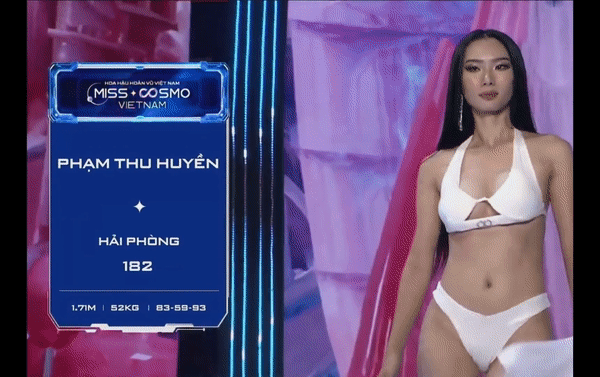 Tranh cãi thí sinh Hoa hậu Hoàn vũ VN diễn bikini giữa thời tiết 16 độ: Có người suýt ngã, dàn ứng viên nặng ký thể hiện ra sao? - Ảnh 3.
