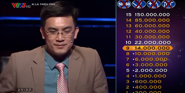 Chánh văn phòng tòa án tỉnh thi Ai Là Triệu Phú, nhờ con gái lớp 5 trợ giúp câu hỏi 14 triệu - Ảnh 4. Chánh văn phòng tòa án tỉnh thi Ai Là Triệu Phú, nhờ con gái lớp 5 trợ giúp câu hỏi 14 triệu - Ảnh 4.