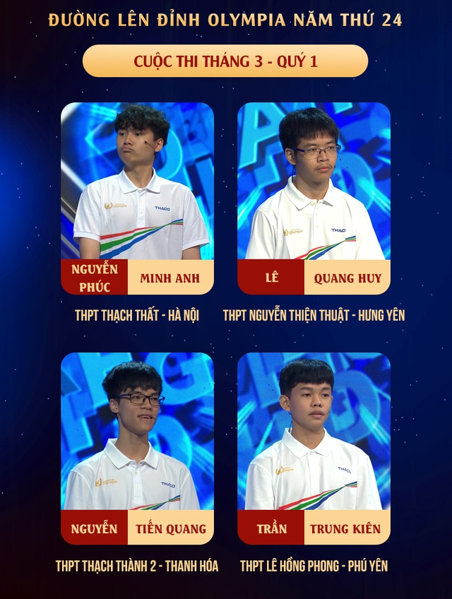 Nam sinh H&agrave; Nội c&oacute; g&oacute;c nghi&ecirc;ng thần th&aacute;nh gi&agrave;nh chiến thắng v&ograve;ng thi th&aacute;ng Olympia cuối c&ugrave;ng năm 2023 - Ảnh 1.