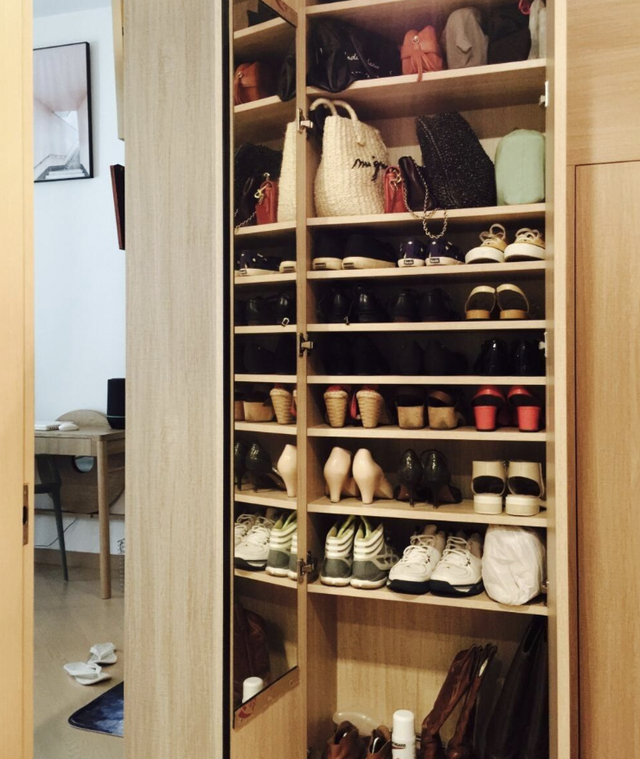 Vợ chồng mua nhà 33m2 không có phòng ngủ, lựa chọn nội thất để tiết kiệm từng chút không gian - Ảnh 4.