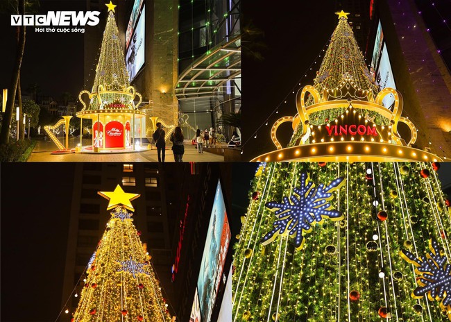 Trung tâm thương mại Hà Nội trang hoàng lộng lẫy đón Giáng sinh 2023 - Ảnh 3.