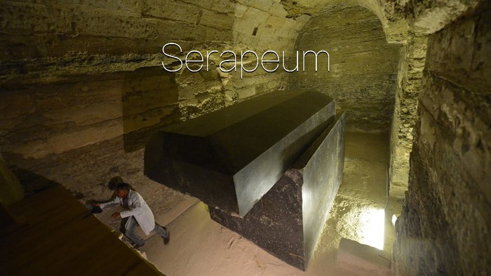 Bí ẩn về quan tài khổng lồ của đền Saqqara Serapeum ở Ai Cập