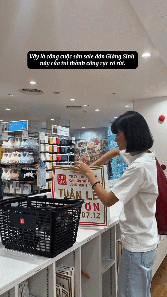 Tranh thủ Tuần Lễ Cảm Ơn, Bình An - Phương Nga, Hà Trúc,... và loạt TikToker Việt rủ nhau đến UNIQLO chốt đơn áo ấm đón đông - Ảnh 5.