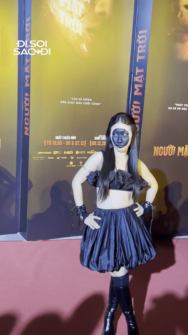 Nh&acirc;n vật t&ocirc; mặt đen thui xuất hiện tại sự kiện: Netizen ch&ecirc; tơi bời, ch&iacute;nh chủ về nh&agrave; khoe m&igrave;nh được khen dễ thương - Ảnh 3.