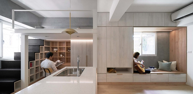 Căn hộ chỉ rộng 23m2 nhưng đầy đủ tiện ích, hai người ở quá thoải mái - Ảnh 3.