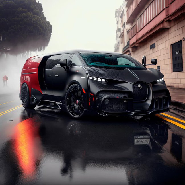 Trí tuệ nhân tạo thiết kế đủ loại xe Bugatti ngoài sức tưởng tượng: Cơ bắp, SUV, limousine và cả… xe tải - Ảnh 12. Trí tuệ nhân tạo thiết kế đủ loại xe Bugatti ngoài sức tưởng tượng: Cơ bắp, SUV, limousine và cả… xe tải - Ảnh 12.